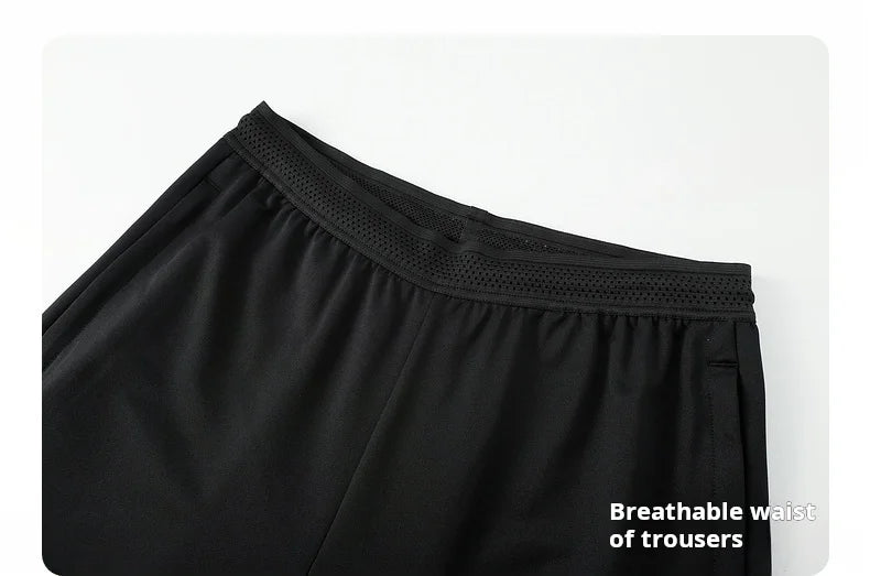 Football Training Leggings 2024 Spring Summer Breathable Elastic Sports Pants Football Competition Jogging Pants