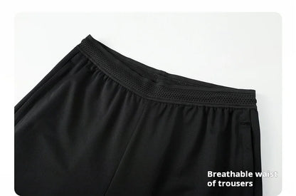 Football Training Leggings 2024 Spring Summer Breathable Elastic Sports Pants Football Competition Jogging Pants