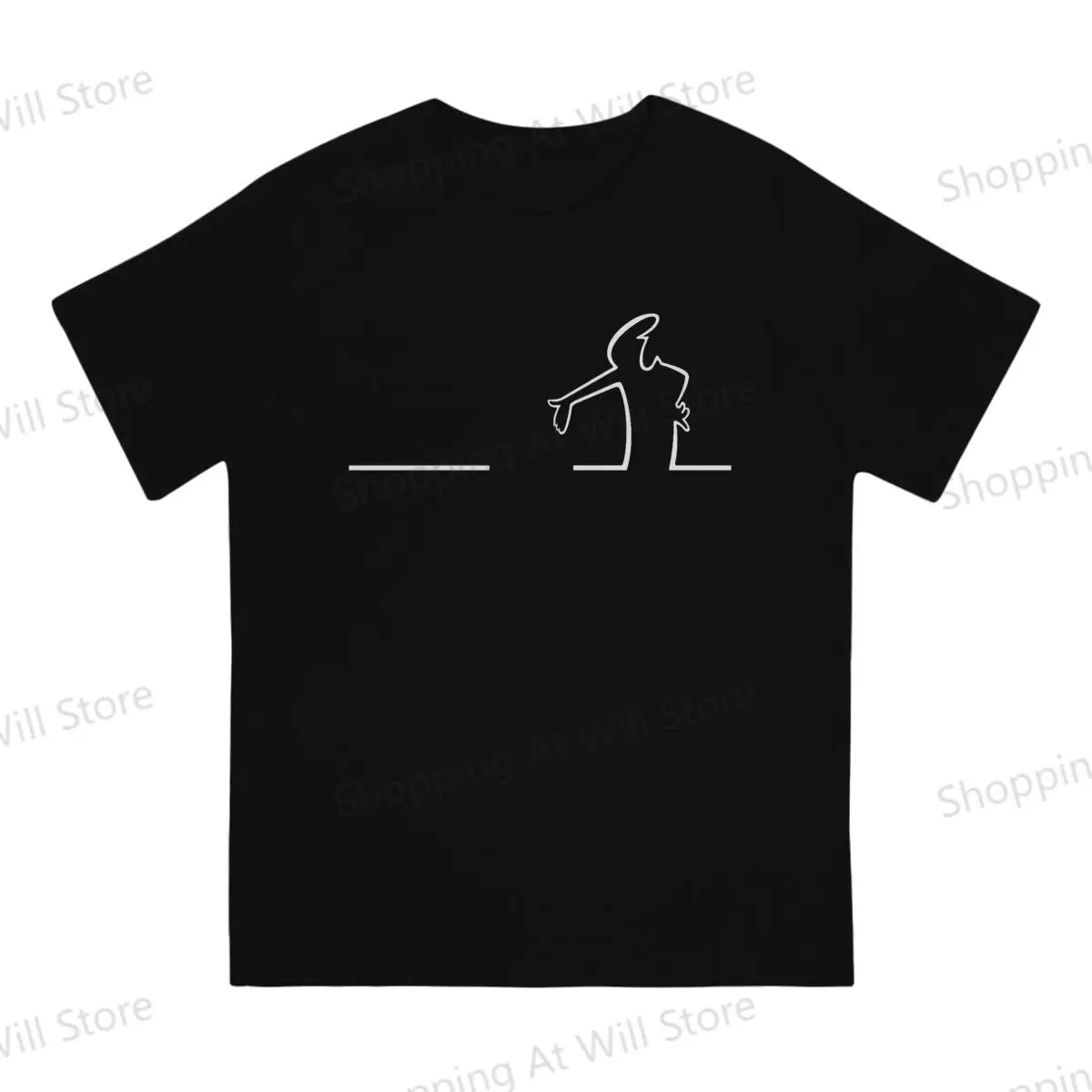 men's and women's casual T-shirts La Linea The Line Osvaldo Cavandoli TV Round neck short sleeved T-shirt Street Clothing S-6XL