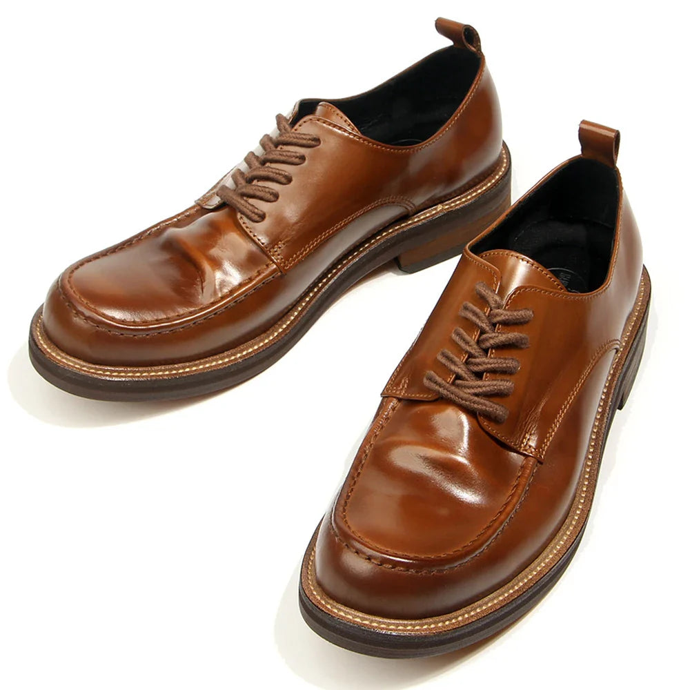 Business Men leather shoes Cow leather Men dress shoes handmade Men formal dress High quality Retro Oxford Shoes wear-resistant