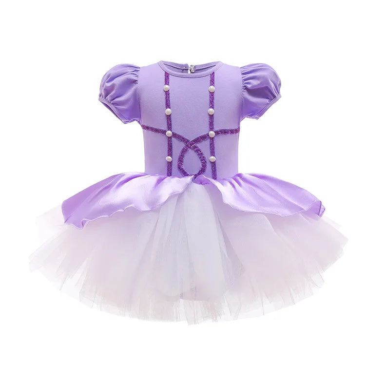 Ballet Leotards for Girls Dance Leotard Toddler Snowflake Shiny Skirts Ballerina Children Cosplay Dress Stage Shows Costume