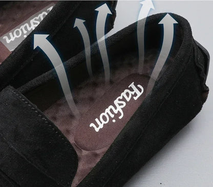 Fashion Suede Men Casual Shoes Breathable Comfort Slip-on Mens Driving Shoes Luxury Brand Men Loafers Mens Lazy Shoes Moccasins
