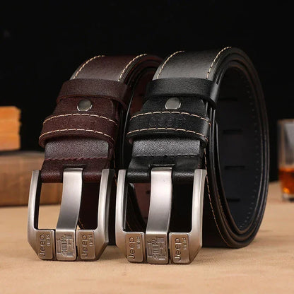 Men High Quality Genuine Leather Belt Luxury Brand Designer Belts Men Fashion Waist Straps for Jeans Trousers