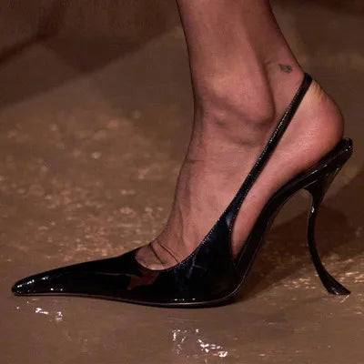 European American Women High Heeled Shoes Woman's Strange Heels Stiletto Summer Sandals Sexy Ladies Shallow Wedding Dance Pumps