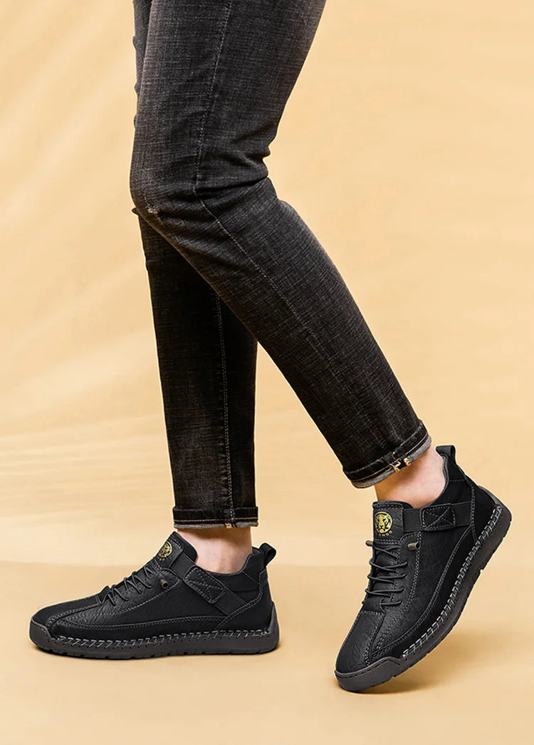 Handmade Men's High-Top Sport Casual Boots Breathable Outdoor Wear with Extended Size Options Classic Ankle Boots