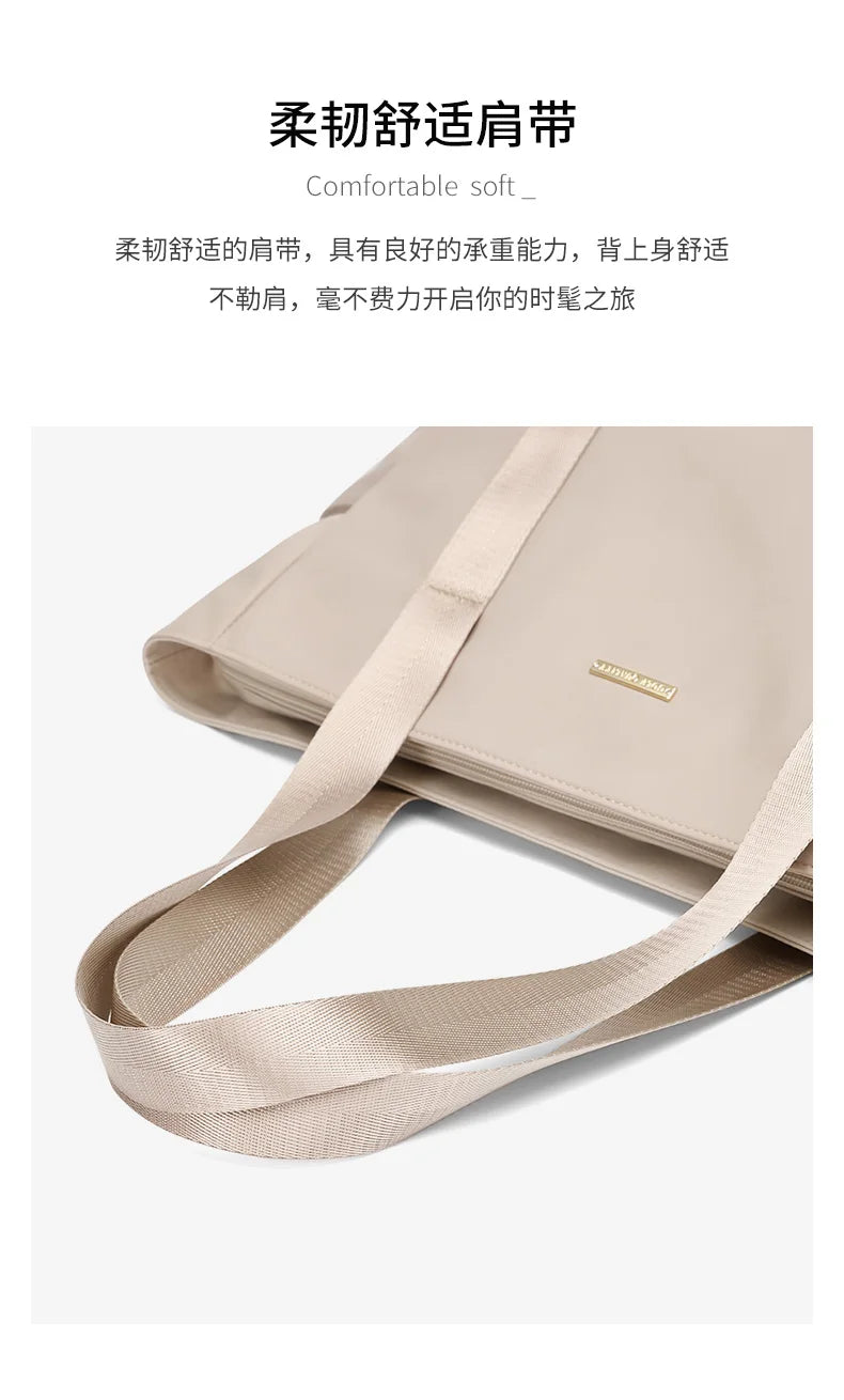 Designer Luxury Women's Bag Shoulder Bags For Work 14 Inches Commuter Bag With Zipper Compartments Large Capacity Tote Bag