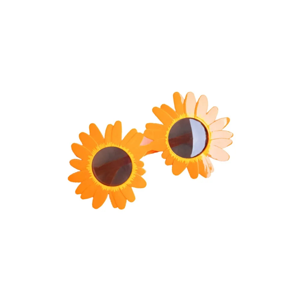 Sunglasses Little Daisy Shape Sun Glasses Funny Party Decorative Eyeglasses Plastic Gathering Picnic Photography Props