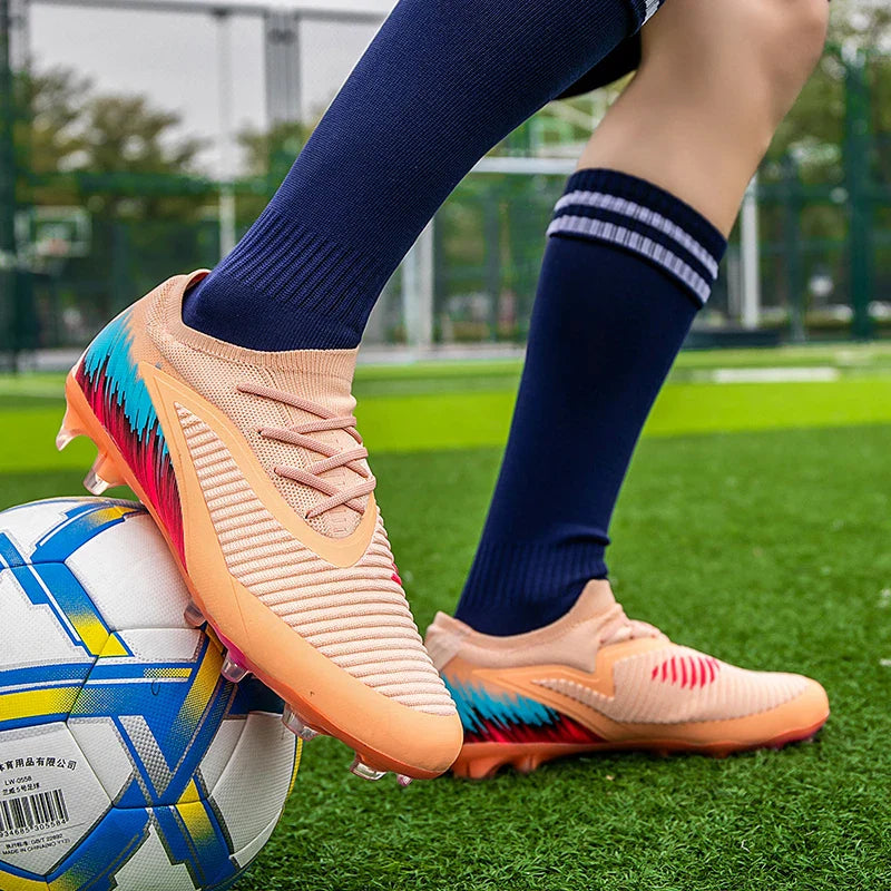 Soccer Shoes with HG Studs for Men & Teen Boys in Multiple Colors