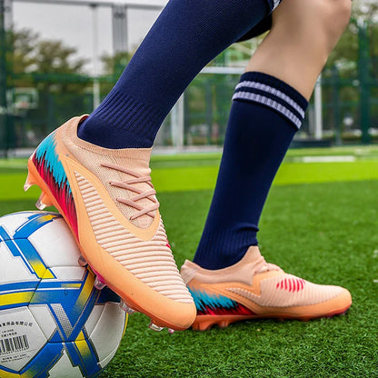 Soccer Shoes with HG Studs for Men & Teen Boys in Multiple Colors