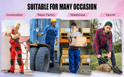 2025 New Fashion Women's Safety Shoes Smashing Steel Head Puncture Proof Kevlar Street Outdoor Light Women's Work Boots