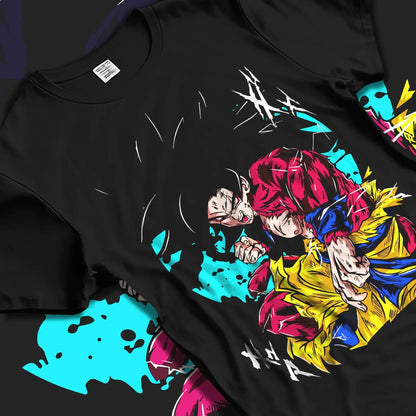 2026 Summer Dragon Ball  Oversized T-shirt 100% Cotton Vintage Y2K Graphic Print High Quality Unisex Casual Streetwear Tshirt