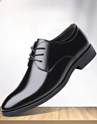 Lace Up Breathable In Summer Oxfords Shoes Social Shoe Male Pointed Toe Men's Formal Black 2025 Style Cheap Liquidation Official