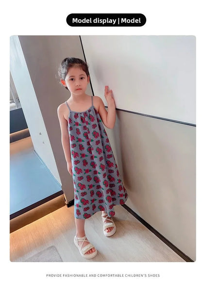 Girls' sandals 2026 Summer new little girl fashion Big Children's Beach Shoes Children's sandals Pearl Princess shoes for kids