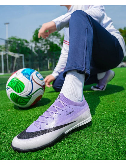 New Men Soccer Shoes Futsal Cleats Ultralight Hot Sale Football Boots Unisex High-quality Women Professional TF/FG Sneakers