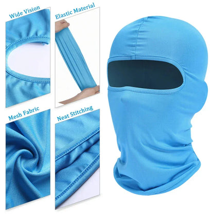 Full Face Mask Hiking Cycling Camping Hunting Airsoft Cap Bike Head Cover Summer Men Women Ski Mask Hiking Scarves