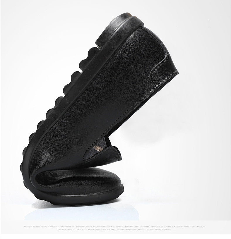 Leather Men Shoes Casual Luxury Brand Soft Italian Mens Loafers Moccasins Breathable Slip on Lazy Driving Shoes Plus Size 37-47