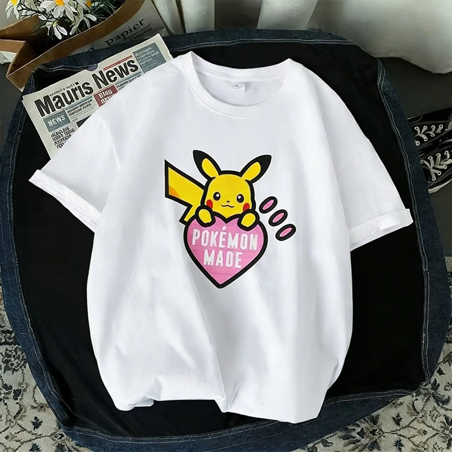 T Shirt Man Women 2026 Summer Y2k Short Sleeve Tee Tops Streetwear Casual Parent-child Clothing Unisex