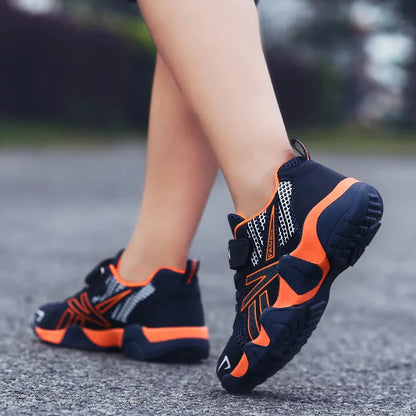 Summer Kids Fashion Sneakers for Boys Mesh Breathable Sports Running Shoes Lightweight Children School Walking Footwear Tennis
