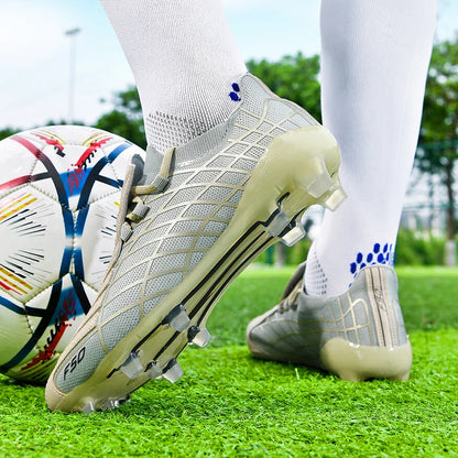 8552 High Quality Mens Soccer Shoes Training Non-Slip Turf Soccer Cleats TF/FG Football Sneakers Chuteira Campo F50
