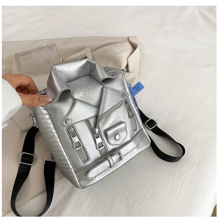 Hip hop Jacket Design Shoulder Bag Clothes Shape Women Handbag Fashion Brand  Lady Crossbody Bag Luxury Designer Travel Backpack