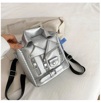 Hip hop Jacket Design Shoulder Bag Clothes Shape Women Handbag Fashion Brand  Lady Crossbody Bag Luxury Designer Travel Backpack
