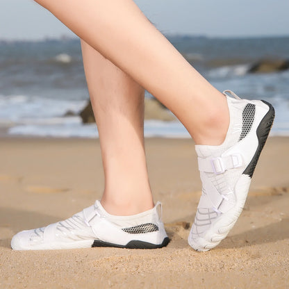 Men's Elastic Aqua Shoes Breathable Women Outdoor Wading Sneakers Quick Dry Water Shoes for Diving Swimming