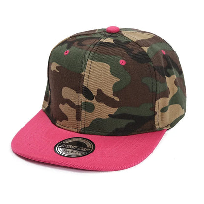Color-Blocked Flat-Brim Baseball Cap Versatile  Sunshade and Sun Protection Hat Outdoor Fashion Unisex Street Hip-Hop Hat
