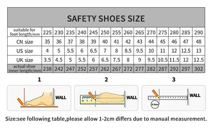 Men's protective shoes, safety shoes, anti smash and anti stab work shoes, insulated shoes, and protective boots