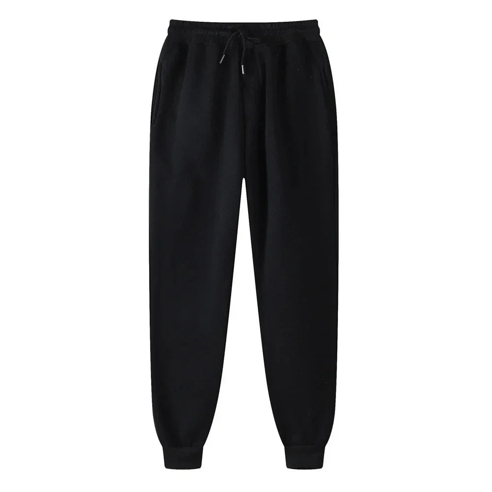 Men's women's Oversize Fleece Sweatpants Casual Drawstring Jogger Trousers with Pockets for Gym Workout Running Sport Long Pants