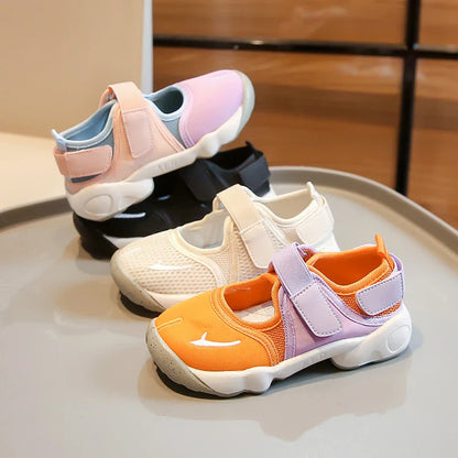 Children's Sneakers Spring Autumn New Girls School Sports Shoes Fashion Versatile Kids Causal Boys Basketball Shoes Soft Bottom