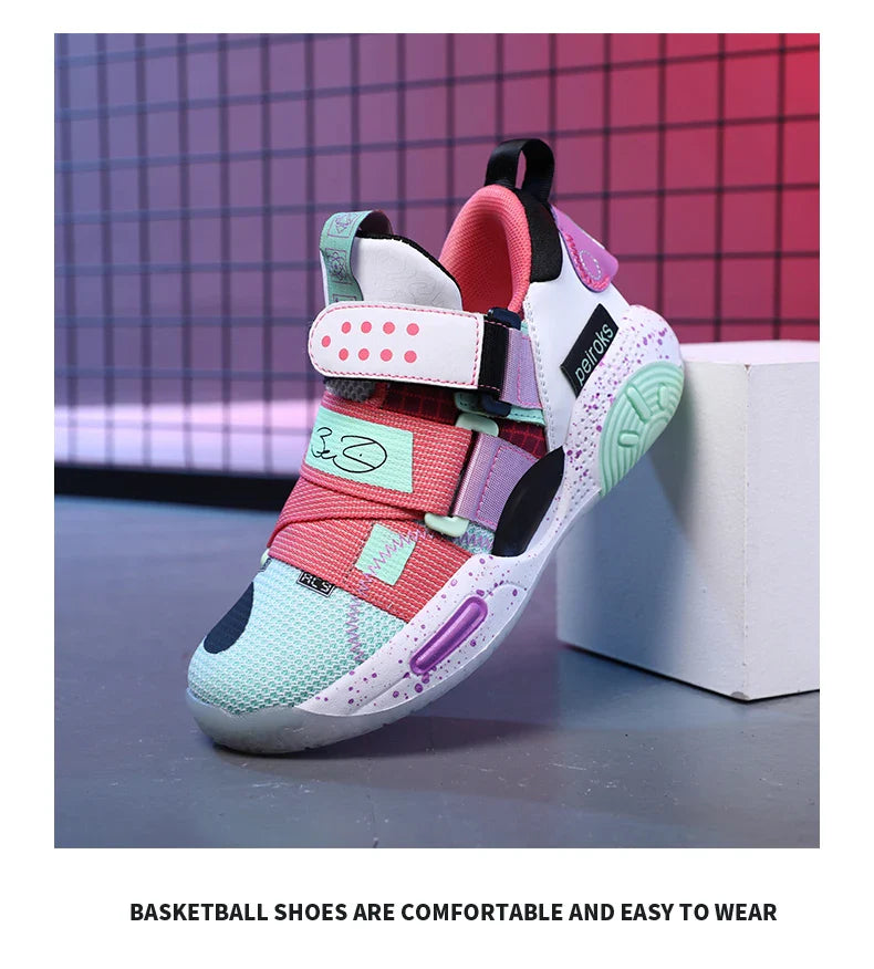 Kids Shoes Running Girls Boys School Casual Sports Tennis Sneakers Basketball Outdoor Lightweight Children Shoes Non-slip