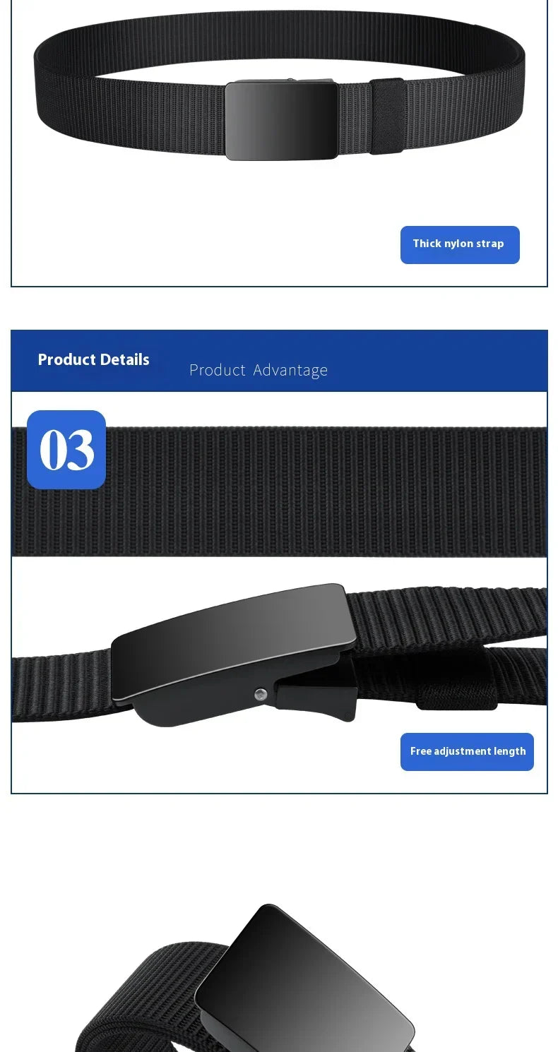 Unisex Canvas Belt Tweed Plaid Casual Polyester Four Seasons Universal Double Color Tweed Plaid Polyester Leisure Belt