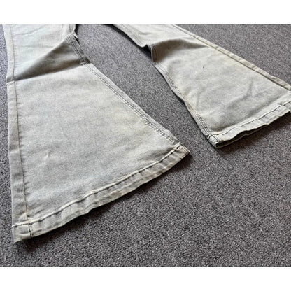 Rick Lavagem Azul Bolso com Zíper Calça Jeans Slim Fit Calças Jeans Algodão Denim Conforto Casual Tamanho P M G GG #B4