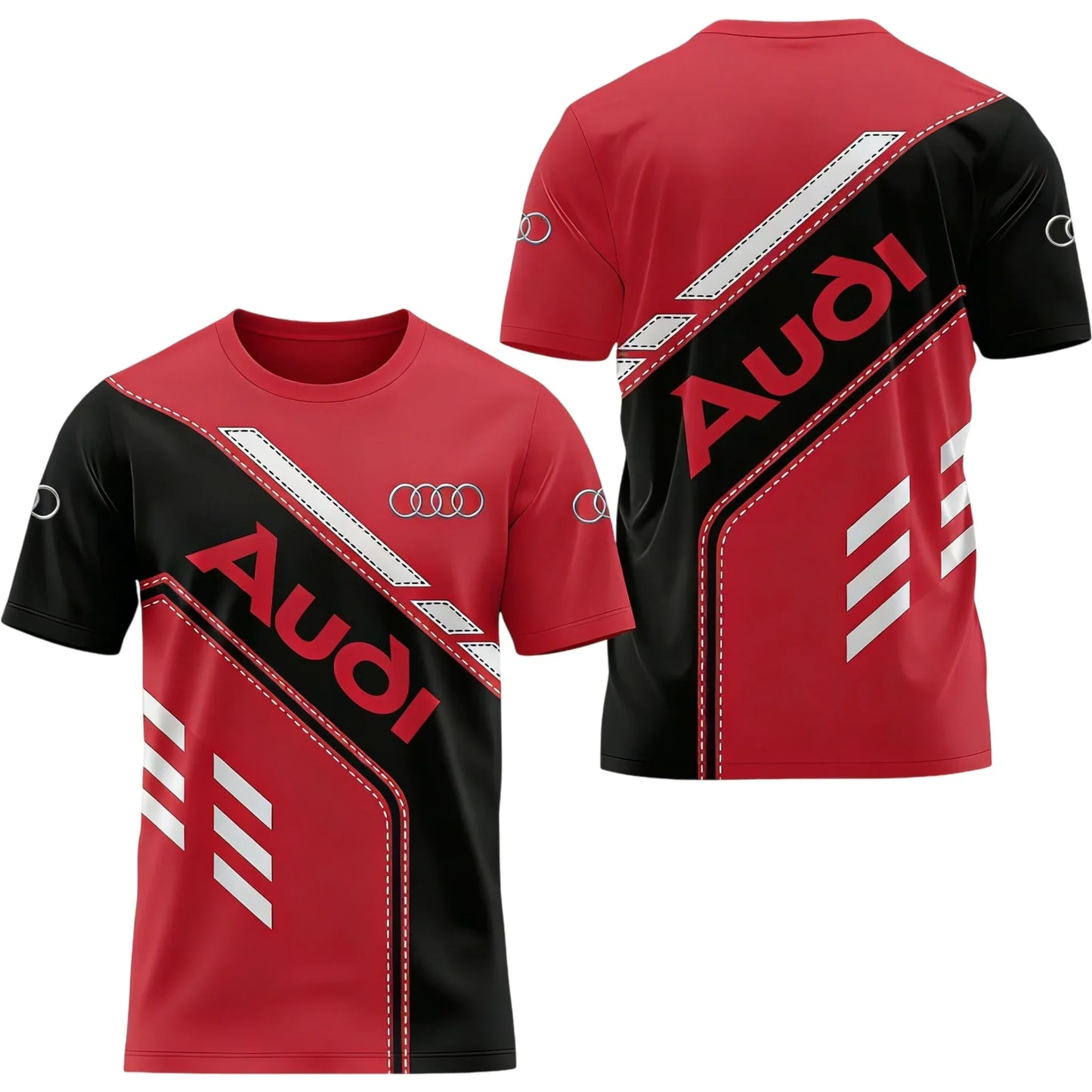 3D Printed T-Shirt Men's Summer 2026 Moisture-Wicking Quick-Drying Comfortable Short-Sleeve Trendy Top