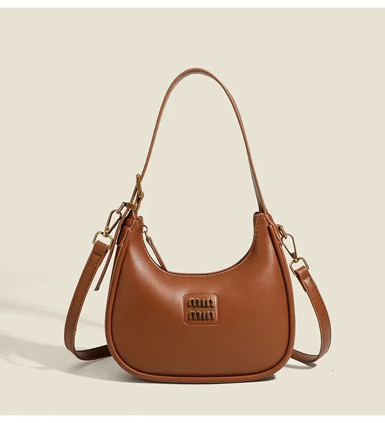 2025 Fashion Underarm Bag Top-handle Bags Women's 2025 New Arrival Casual Dumpling Bag Classyretro Shoulder Crossbody Bag