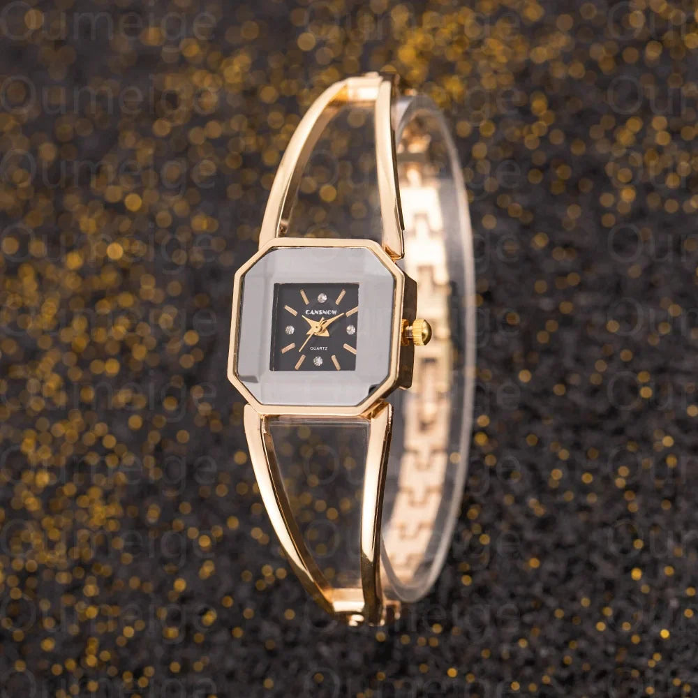 Simple Style Watch Women Top Brand Luxury Hollow Analog Quartz Wristwatches Fashion Elegant Ladies Watch Clock Gift reloj Mujer