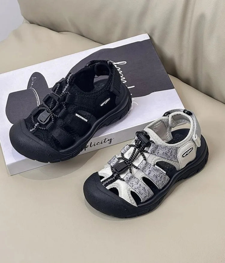 Boys Closed-Toe Sandals 2026 Summer New Arrivals Kids Casual Sneakers Non-Slip Soft Sole Beach Walking Shoes