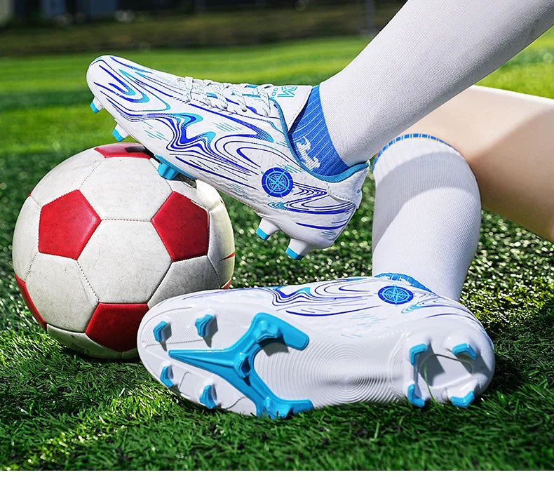 Men's football shoes with stud pattern for men, women, children, boys, teenagers, sports sneakers, outdoor training shoes