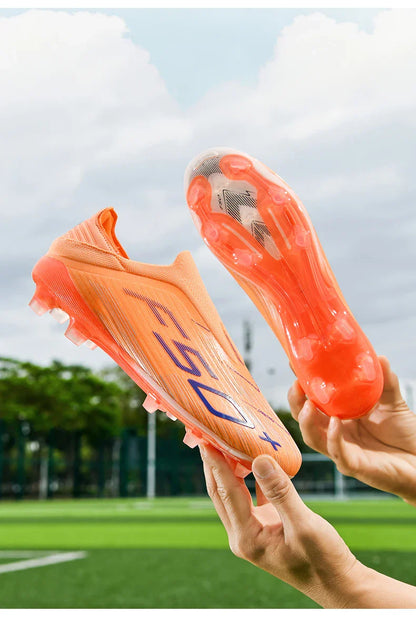 New Men's Football Boots Turf Comfortable Cleats Futsal Non Slip Soccer Shoes Sport Ultralight Fg Grass Indoor Adult Non-Slip