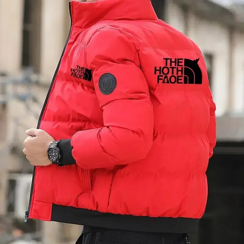 Fashionable thick jacket for men, new warm and waterproof parka coat for autumn and winter, casual and fashionable jacket for me