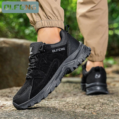 Tênis de Aventura PLUS SIZE Masculino Feminino Aderência Durável Antiderrapante Cadarço Conforto Ideal para Botas de Caminhada ao Ar Livre Calçados Masculinos