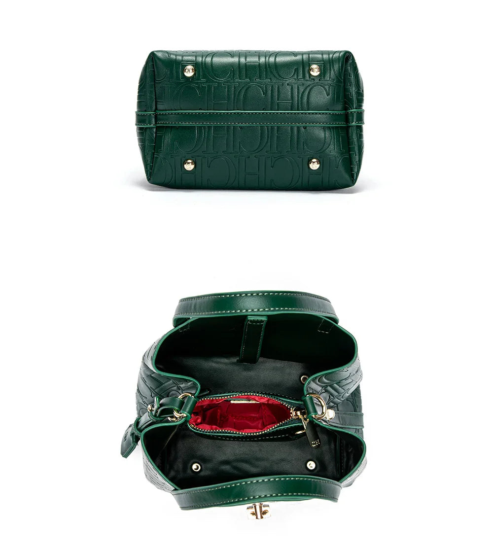 Classic Simple Solid Color Women's New 2024 Large Capacity Handbag Letter Element Women's Handbag