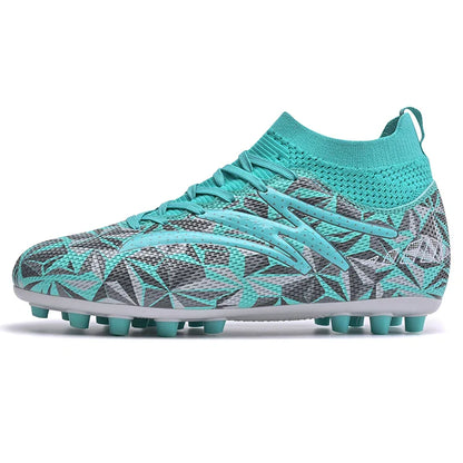 New Men Football Boots Breathable Sport Training Soccer Shoes Cleats Sport Outdoor TF Futsal Match Turf Grass Drop Shipping