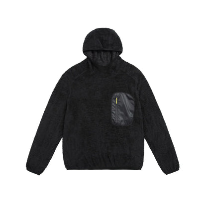 All Season 190g Ultra-light Breathable Thermal Hoodie, Urban Outdoor Techwear Mid-layer with Thumbholes & Zip Pocket