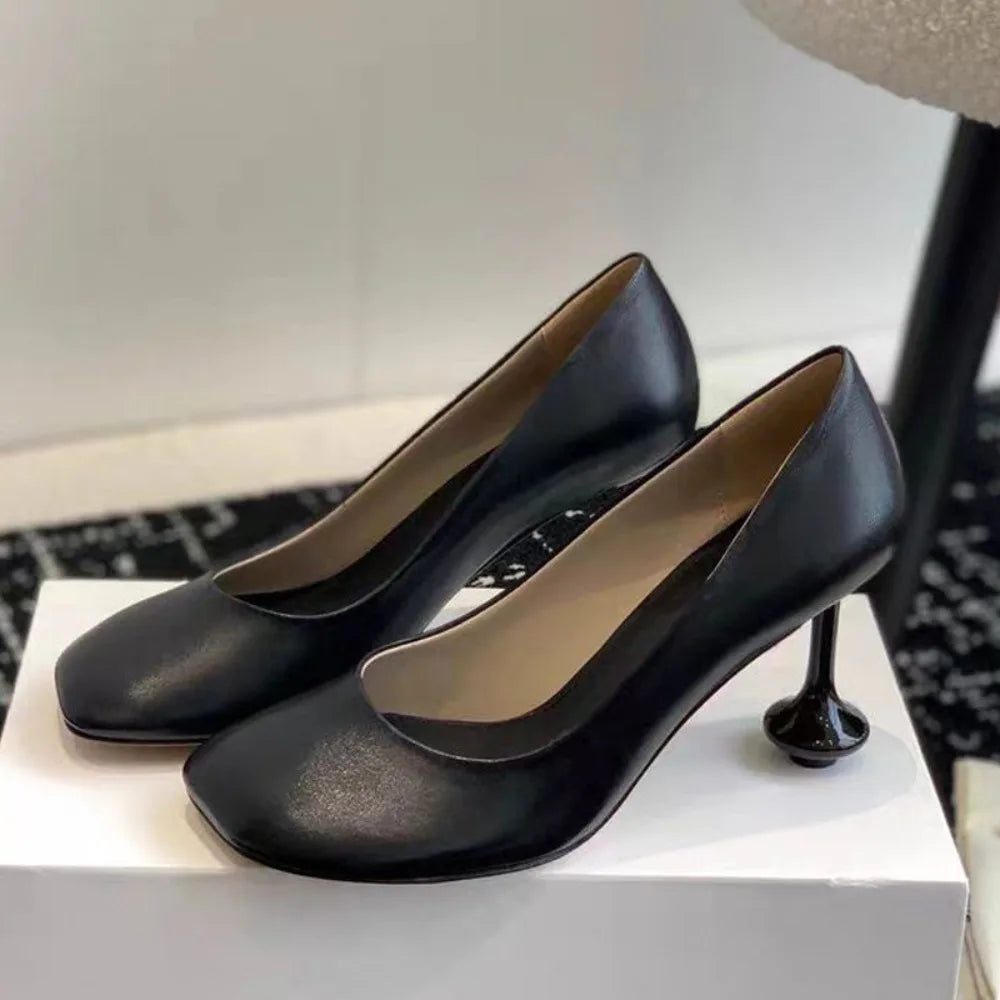 Eilyken Designer Round Toe Women Pumps Sexy Thin High Heels Stripper Shoes Spring Autumn Concise Zapatos De Mujer