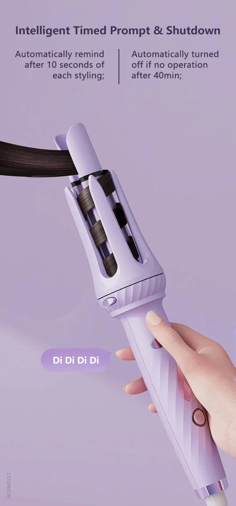3 IN 1 Negative Ions 28mm & 32mm Roll Automatic Hair Curler Heating Straight Hair Comb Electric Ceramic Curling Iron Hair Stick