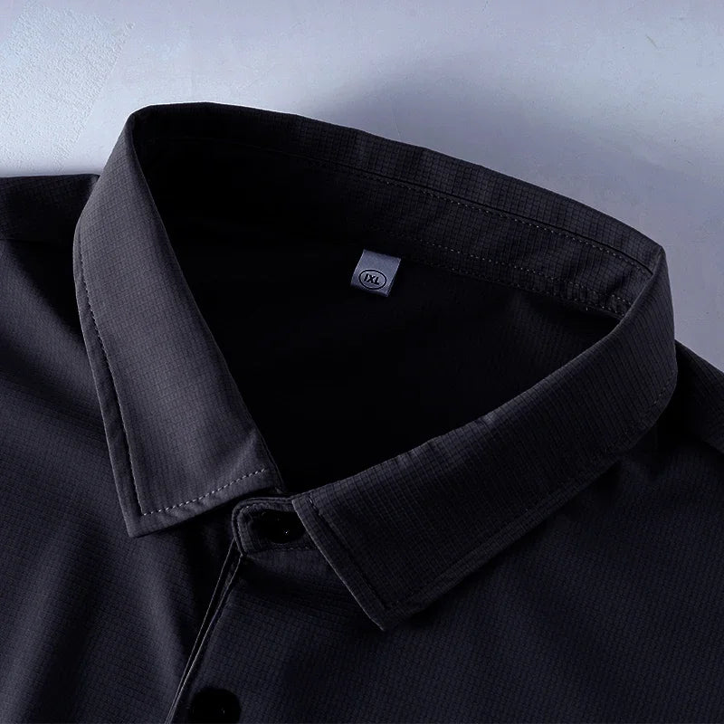 Polo Shirt Men Plus Size 4XL 5XL 6XL 7XL Short Sleeve Knitted Polo Shirts Loose Polos Oversized Tops Big Size Men Clothing T シャツ
