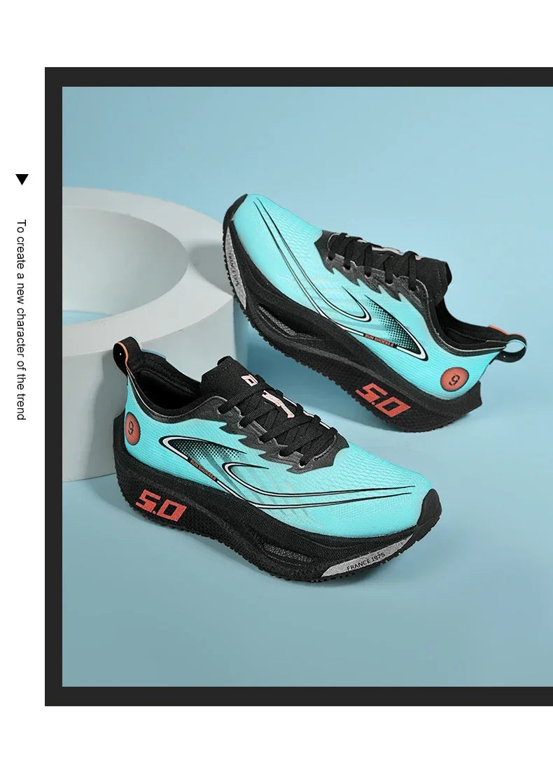 Carbon Plate Running Shoes Professional Marathon Racing Lightweight Bounce Cushion Breathable Sports Sneakers