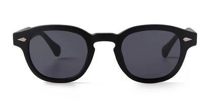 Fashion Transparent Blue Round Sunglasses Women Men 2024 Retro Rivet Tortoise Small Square Sun Glasses UV400 Lunettes De Soleil