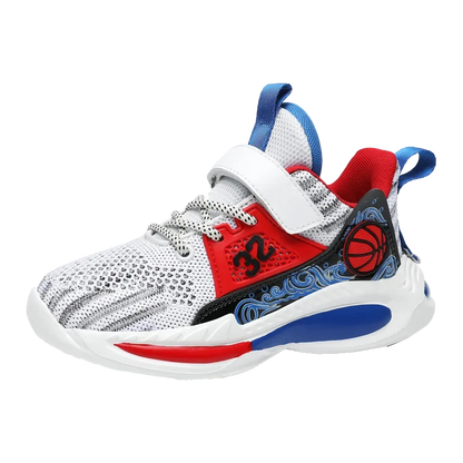 Brand Kids' Sports Shoes Non-slip Running Shoes Boys Basketball Sports Tennis Shoes Fashion Comfortable Teenager Casual Sneakers